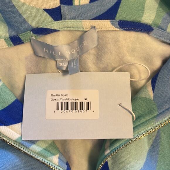 Hill House The Allie Zip Up Ocean Kaleidoscope Hooded Jacket XL NWT - Picture 9 of 9
